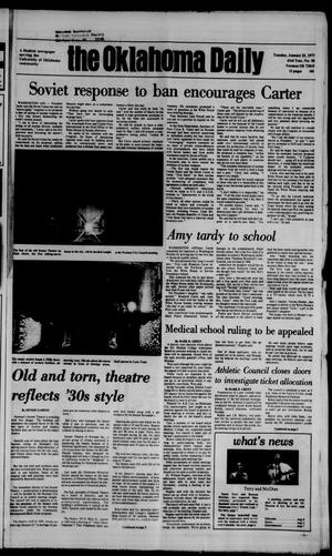 The Oklahoma Daily (Norman, Okla.), Vol. 63, No. 90, Ed. 1 Tuesday, January 25, 1977