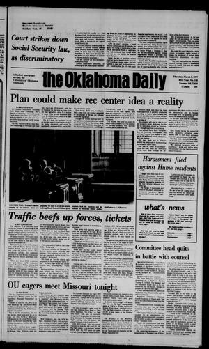 The Oklahoma Daily (Norman, Okla.), Vol. 63, No. 118, Ed. 1 Thursday, March 3, 1977