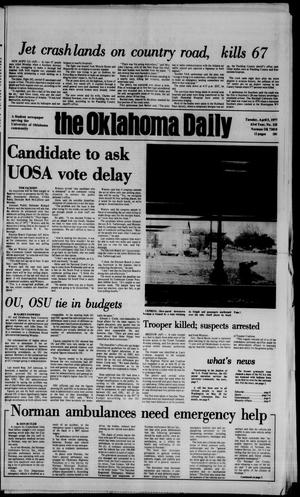The Oklahoma Daily (Norman, Okla.), Vol. 63, No. 135, Ed. 1 Tuesday, April 5, 1977