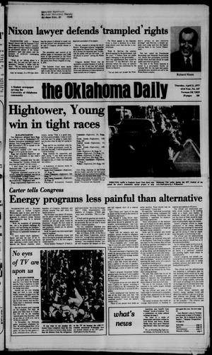 The Oklahoma Daily (Norman, Okla.), Vol. 63, No. 147, Ed. 1 Thursday, April 21, 1977