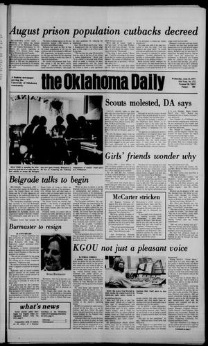 Primary view of object titled 'The Oklahoma Daily (Norman, Okla.), Vol. 63, No. 172, Ed. 1 Wednesday, June 15, 1977'.