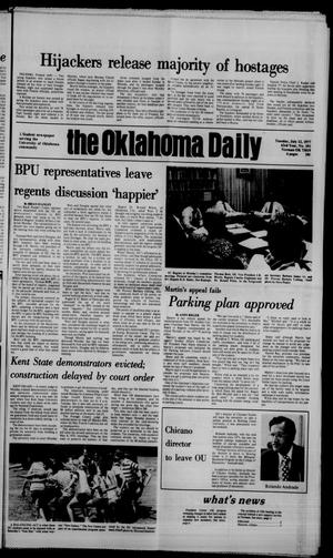 The Oklahoma Daily (Norman, Okla.), Vol. 63, No. 191, Ed. 1 Tuesday, July 12, 1977