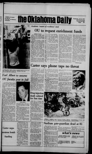 The Oklahoma Daily (Norman, Okla.), Vol. 63, No. 192, Ed. 1 Wednesday, July 13, 1977