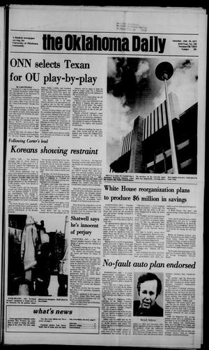 The Oklahoma Daily (Norman, Okla.), Vol. 63, No. 195, Ed. 1 Saturday, July 16, 1977