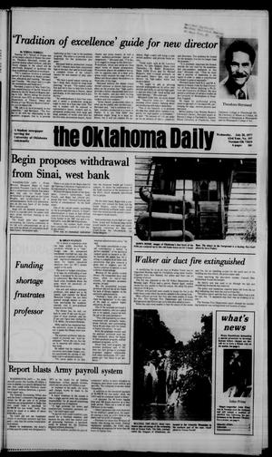 The Oklahoma Daily (Norman, Okla.), Vol. 63, No. 197, Ed. 1 Wednesday, July 20, 1977