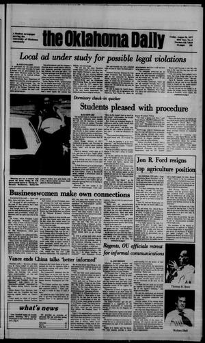 The Oklahoma Daily (Norman, Okla.), Vol. 64, No. 2, Ed. 1 Friday, August 26, 1977