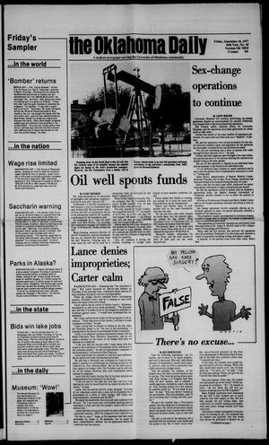 The Oklahoma Daily (Norman, Okla.), Vol. 64, No. 18, Ed. 1 Friday, September 16, 1977