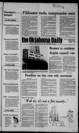 The Oklahoma Daily (Norman, Okla.), Vol. 64, No. 27, Ed. 1 Thursday, September 29, 1977
