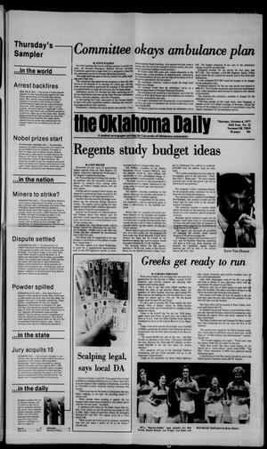 The Oklahoma Daily (Norman, Okla.), Vol. 64, No. 32, Ed. 1 Thursday, October 6, 1977