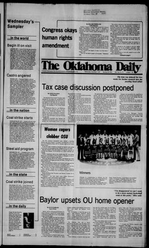 The Oklahoma Daily (Norman, Okla.), Vol. 64, No. 72, Ed. 1 Wednesday, December 7, 1977