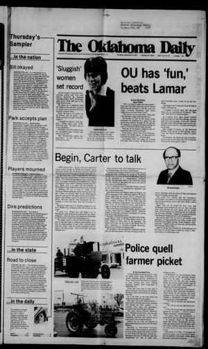 The Oklahoma Daily (Norman, Okla.), Vol. 64, No. 78, Ed. 1 Thursday, December 15, 1977
