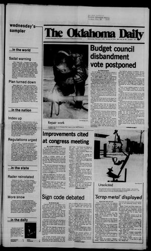 The Oklahoma Daily (Norman, Okla.), Vol. 64, No. 98, Ed. 1 Wednesday, February 1, 1978