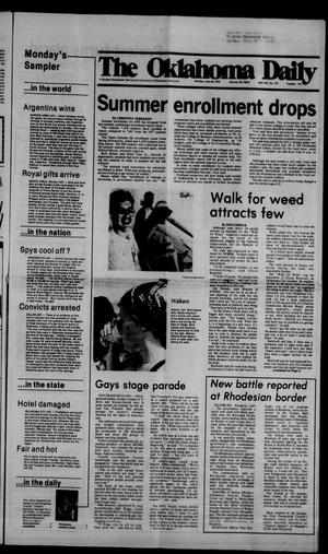 The Oklahoma Daily (Norman, Okla.), Vol. 64, No. 176, Ed. 1 Monday, June 26, 1978