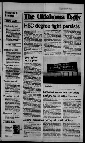 Primary view of object titled 'The Oklahoma Daily (Norman, Okla.), Vol. 64, No. 183, Ed. 1 Thursday, July 6, 1978'.