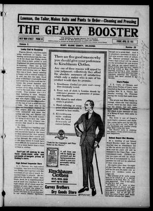 The Geary Booster (Geary, Okla.), Vol. 3, No. 26, Ed. 1 Friday, April 23, 1915