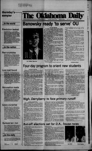 The Oklahoma Daily (Norman, Okla.), Vol. 65, No. 1, Ed. 1 Thursday, August 24, 1978