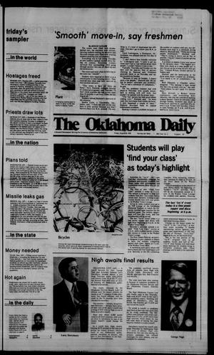 The Oklahoma Daily (Norman, Okla.), Vol. 65, No. 2, Ed. 1 Friday, August 25, 1978