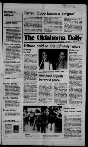 The Oklahoma Daily (Norman, Okla.), Vol. 65, No. 3, Ed. 1 Monday, August 28, 1978