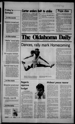The Oklahoma Daily (Norman, Okla.), Vol. 65, No. 28, Ed. 1 Friday, September 29, 1978