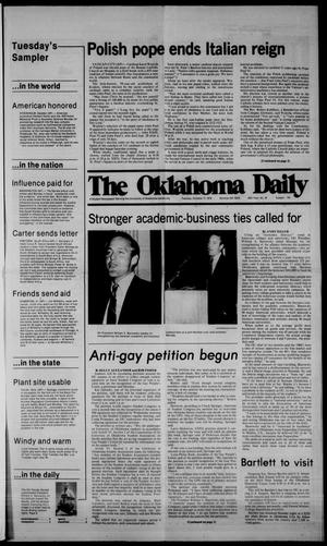 The Oklahoma Daily (Norman, Okla.), Vol. 65, No. 40, Ed. 1 Tuesday, October 17, 1978