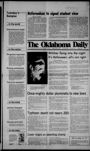 The Oklahoma Daily (Norman, Okla.), Vol. 65, No. 51, Ed. 1 Tuesday, October 31, 1978