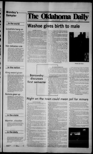 The Oklahoma Daily (Norman, Okla.), Vol. 65, No. 84, Ed. 1 Monday, January 15, 1979
