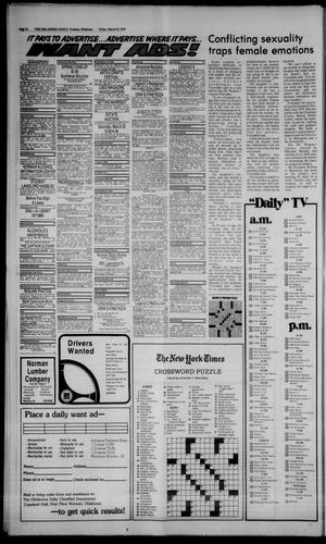 Primary view of object titled 'The Oklahoma Daily (Norman, Okla.), Vol. 65, No. 129, Ed. 1 Monday, March 26, 1979'.