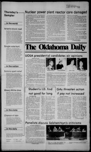 The Oklahoma Daily (Norman, Okla.), Vol. 65, No. 132, Ed. 1 Thursday, March 29, 1979