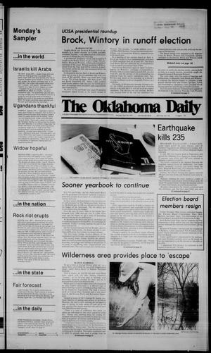 The Oklahoma Daily (Norman, Okla.), Vol. 65, No. 144, Ed. 1 Monday, April 16, 1979