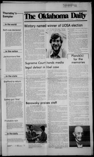 The Oklahoma Daily (Norman, Okla.), Vol. 65, No. 147, Ed. 1 Thursday, April 19, 1979