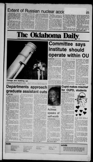 The Oklahoma Daily (Norman, Okla.), Vol. 72, No. 160, Ed. 1 Tuesday, April 29, 1986