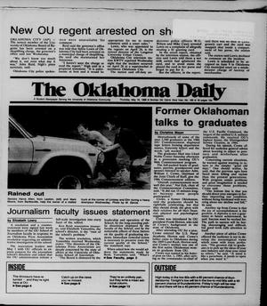 Primary view of object titled 'The Oklahoma Daily (Norman, Okla.), Vol. 72, No. 165, Ed. 1 Thursday, May 15, 1986'.