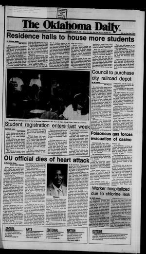 The Oklahoma Daily (Norman, Okla.), Vol. 73, No. 1, Ed. 1 Wednesday, August 20, 1986