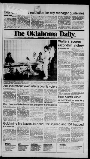 The Oklahoma Daily (Norman, Okla.), Vol. 73, No. 21, Ed. 1 Wednesday, September 17, 1986
