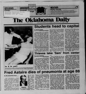 The Oklahoma Daily (Norman, Okla.), Vol. 73, No. 181, Ed. 1 Tuesday, June 23, 1987
