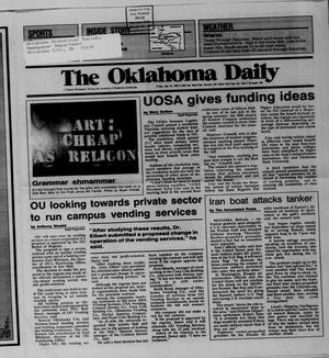 The Oklahoma Daily (Norman, Okla.), Vol. 73, No. 192, Ed. 1 Friday, July 10, 1987