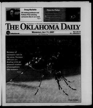 The Oklahoma Daily (Norman, Okla.), Vol. 91, No. 159, Ed. 1 Wednesday, July 11, 2007