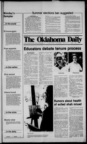 The Oklahoma Daily (Norman, Okla.), Vol. 66, No. 195, Ed. 1 Monday, July 7, 1980