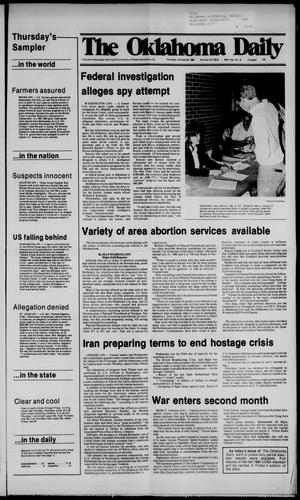 The Oklahoma Daily (Norman, Okla.), Vol. 66, No. 42, Ed. 1 Thursday, October 23, 1980