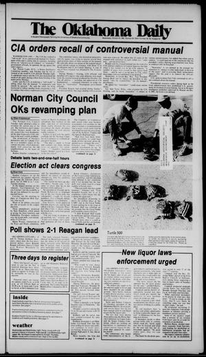 The Oklahoma Daily (Norman, Okla.), Vol. 71, No. 48, Ed. 1 Wednesday, October 24, 1984