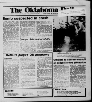 The Oklahoma Daily (Norman, Okla.), Vol. 71, No. 181, Ed. 1 Tuesday, June 25, 1985