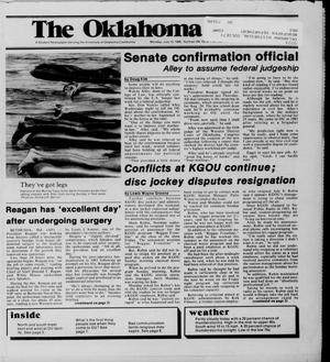 The Oklahoma Daily (Norman, Okla.), Vol. 71, No. 194, Ed. 1 Monday, July 15, 1985