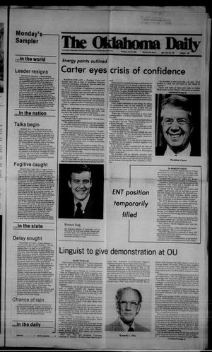 The Oklahoma Daily (Norman, Okla.), Vol. 65, No. 193, Ed. 1 Monday, July 16, 1979