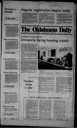 The Oklahoma Daily (Norman, Okla.), Vol. 66, No. 1, Ed. 1 Thursday, August 23, 1979