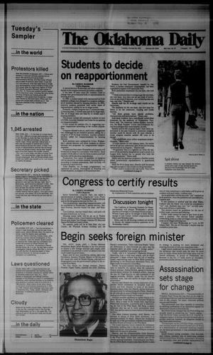 The Oklahoma Daily (Norman, Okla.), Vol. 66, No. 51, Ed. 1 Tuesday, October 30, 1979