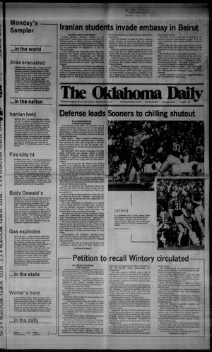 The Oklahoma Daily (Norman, Okla.), Vol. 66, No. 61, Ed. 1 Monday, November 12, 1979