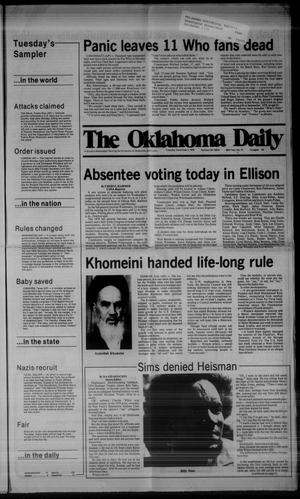 The Oklahoma Daily (Norman, Okla.), Vol. 66, No. 73, Ed. 1 Tuesday, December 4, 1979