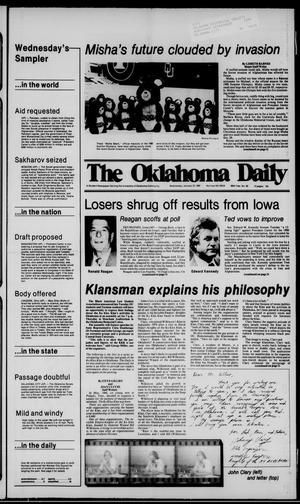 The Oklahoma Daily (Norman, Okla.), Vol. 66, No. 92, Ed. 1 Wednesday, January 23, 1980