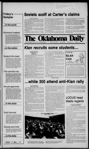 Primary view of object titled 'The Oklahoma Daily (Norman, Okla.), Vol. 66, No. 94, Ed. 1 Friday, January 25, 1980'.