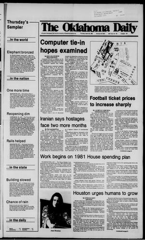 The Oklahoma Daily (Norman, Okla.), Vol. 66, No. 128, Ed. 1 Thursday, March 20, 1980